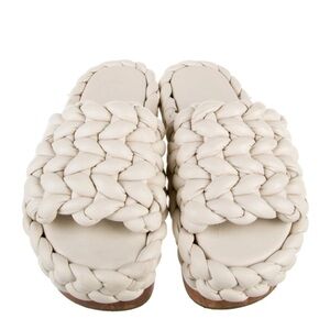 Chloe wavy braided sandals size 8 MINT